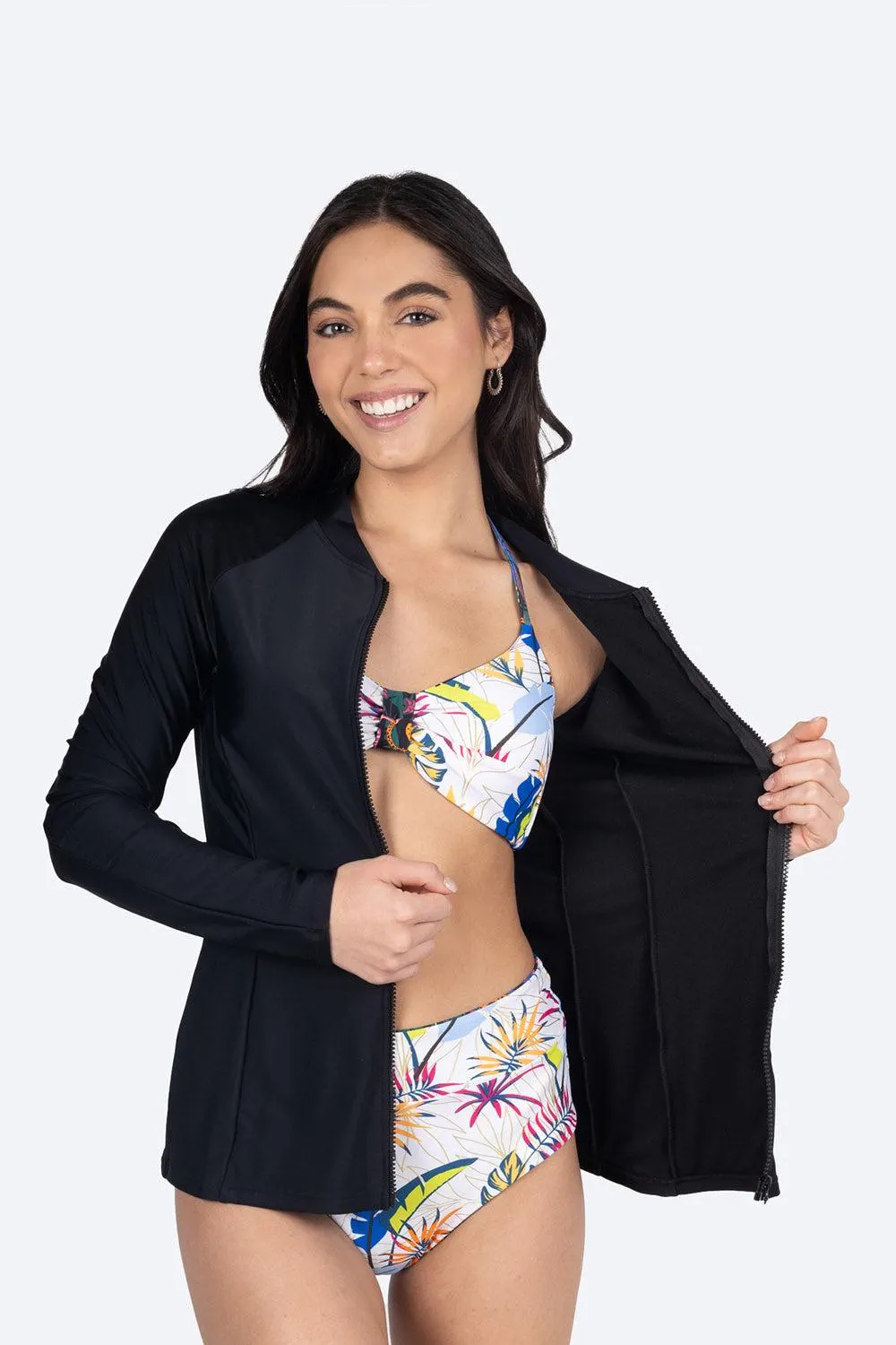 Rashguard con cierre