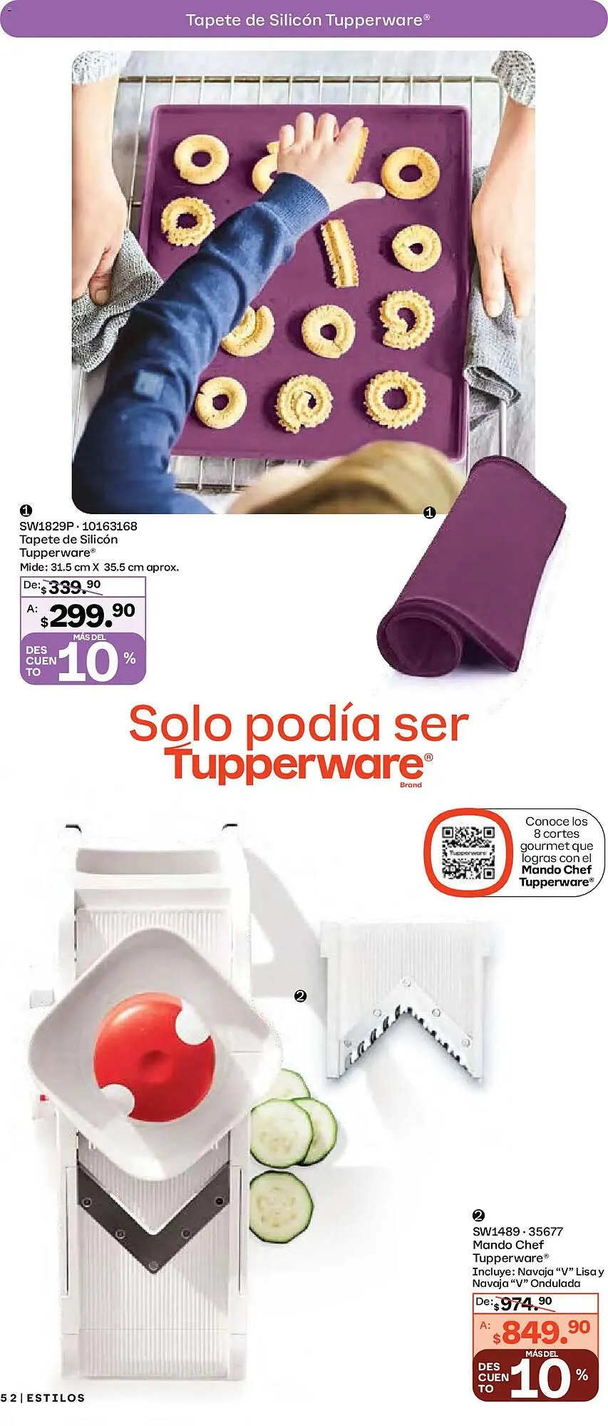 Catálogo de Catálogo Tupperware 29 de diciembre al 26 de enero 2026 - Pagina 52