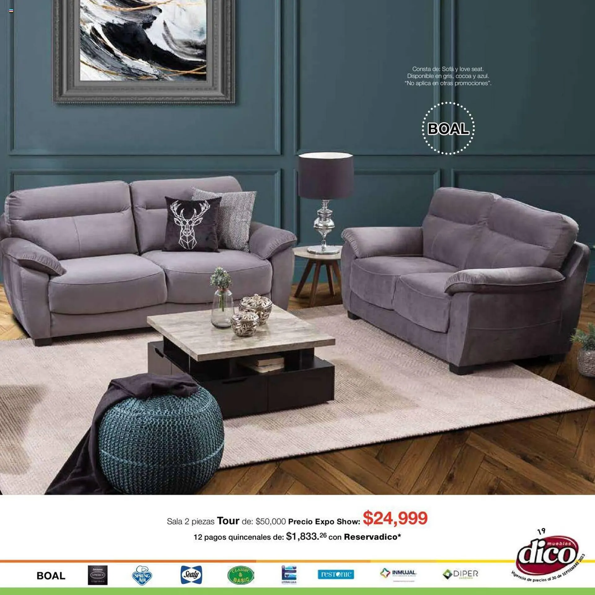 Catálogo de Catálogo Muebles Dico 7 de septiembre al 30 de septiembre 2023 - Pagina 19