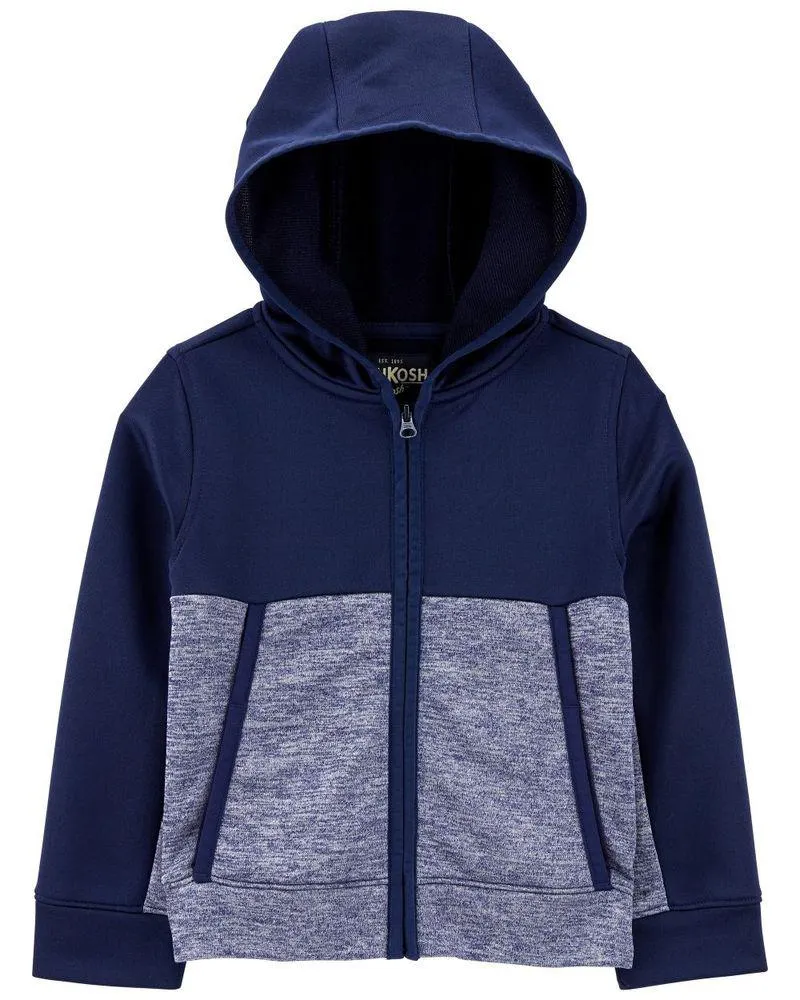 Chamarra De Bloques De Color Con Capucha Y Cierre Oshkosh B'Gosh