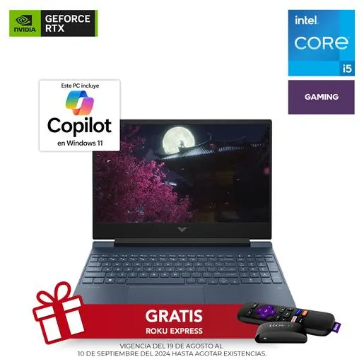 Laptop Gamer Hp Victus 15 FA0021LA Intel Core i5 FHD 15.6 pulg. 512gb SSD 16gb RAM