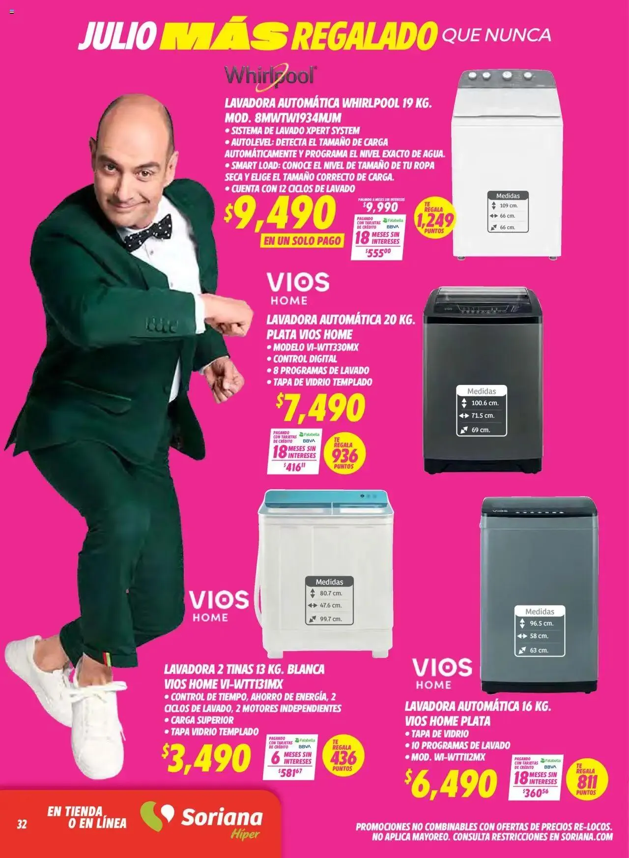 Catálogo de Soriana - Julio Regalado Híper Nacional 23 de mayo al 29 de mayo 2025 - Pagina 32