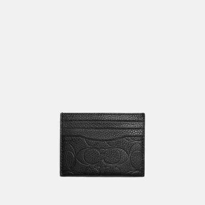Cartera Coach De Cuero Granulado Signature