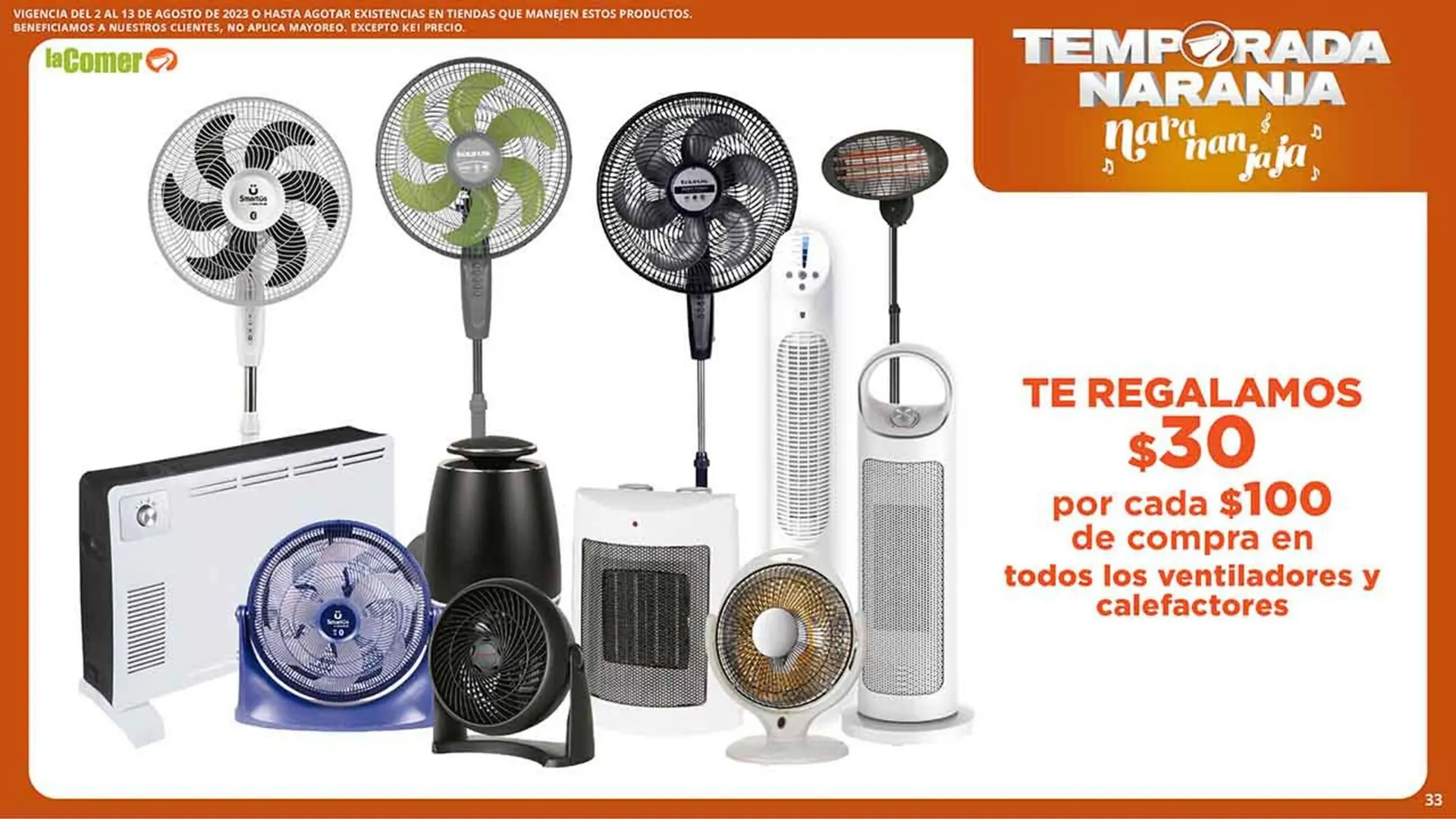 Catálogo de Catálogo La Comer 2 de agosto al 13 de agosto 2023 - Pagina 33