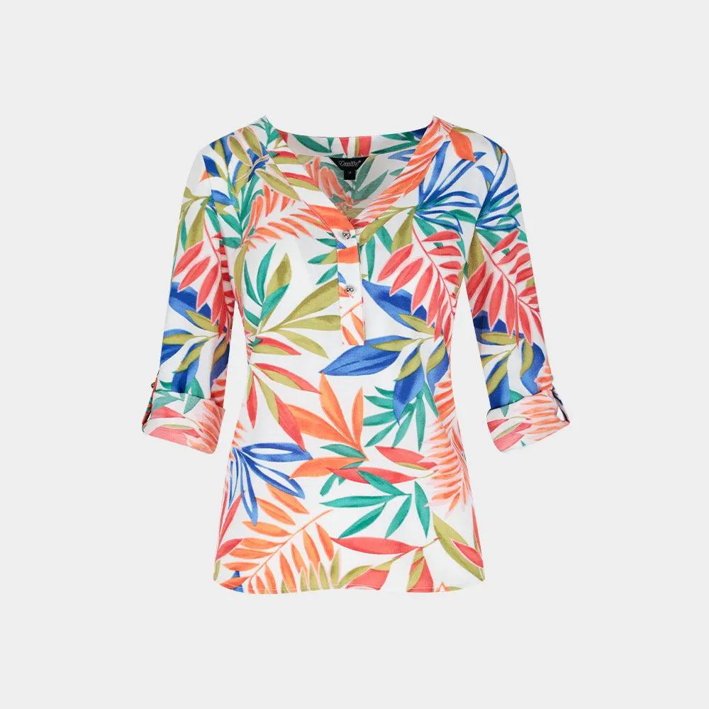 Blusa Palm Paradise