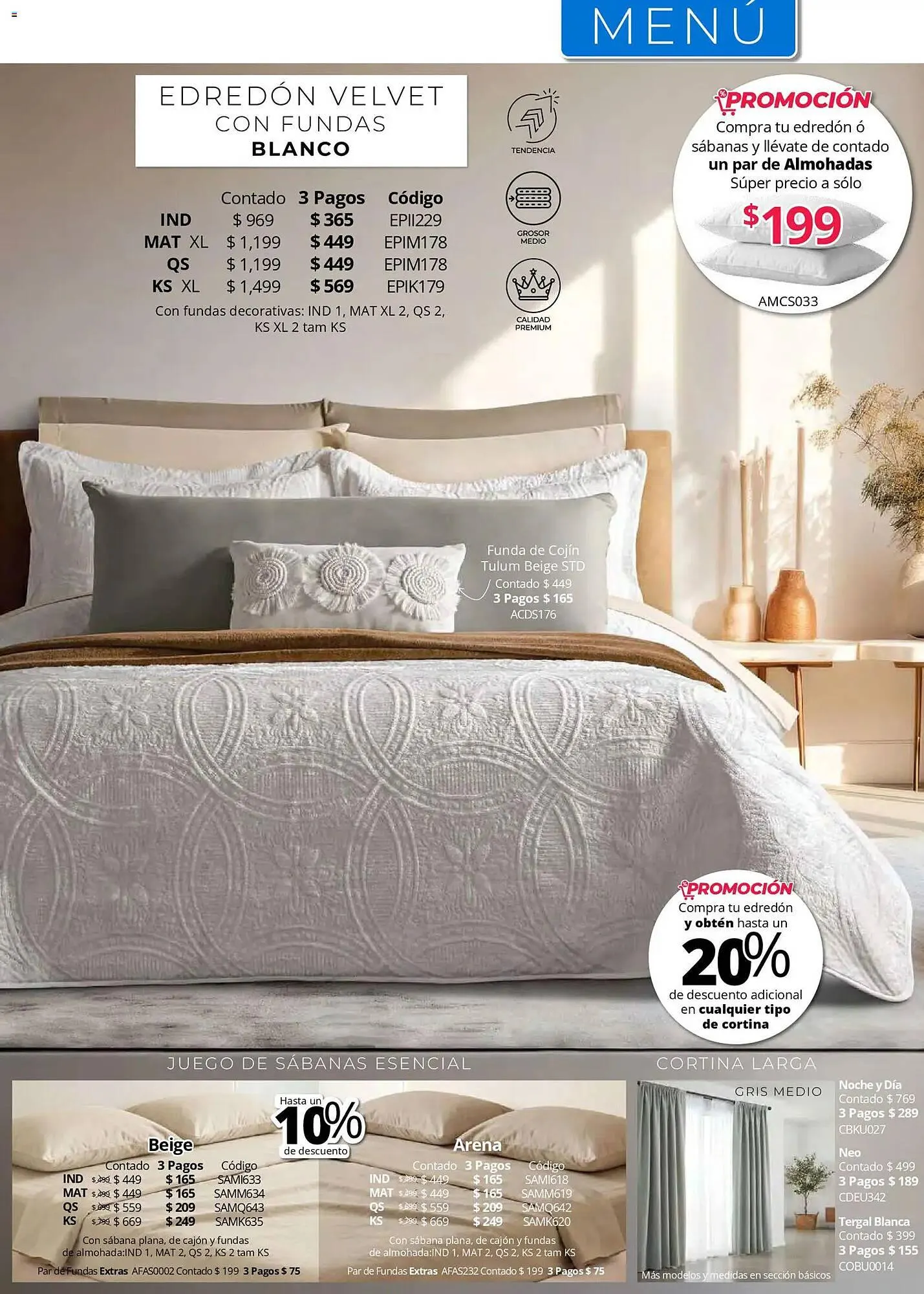 Catálogo de Catálogo Colchas Concord 1 de mayo al 1 de agosto 2026 - Pagina 105