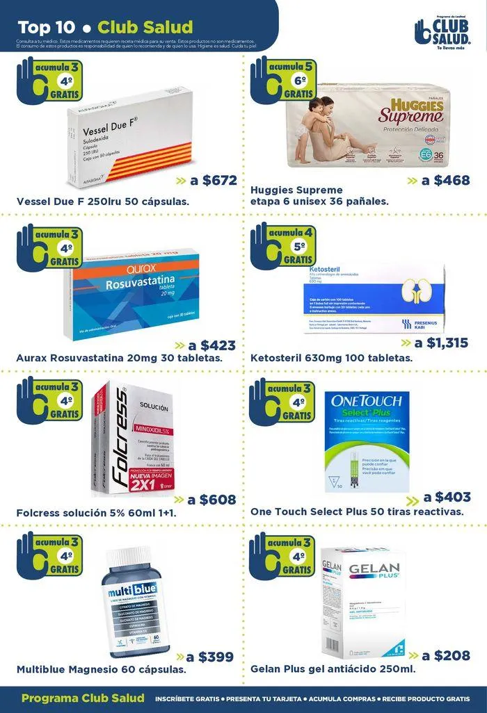 Catálogo de Club Salud Agosto 1 de agosto al 31 de agosto 2024 - Pagina 4