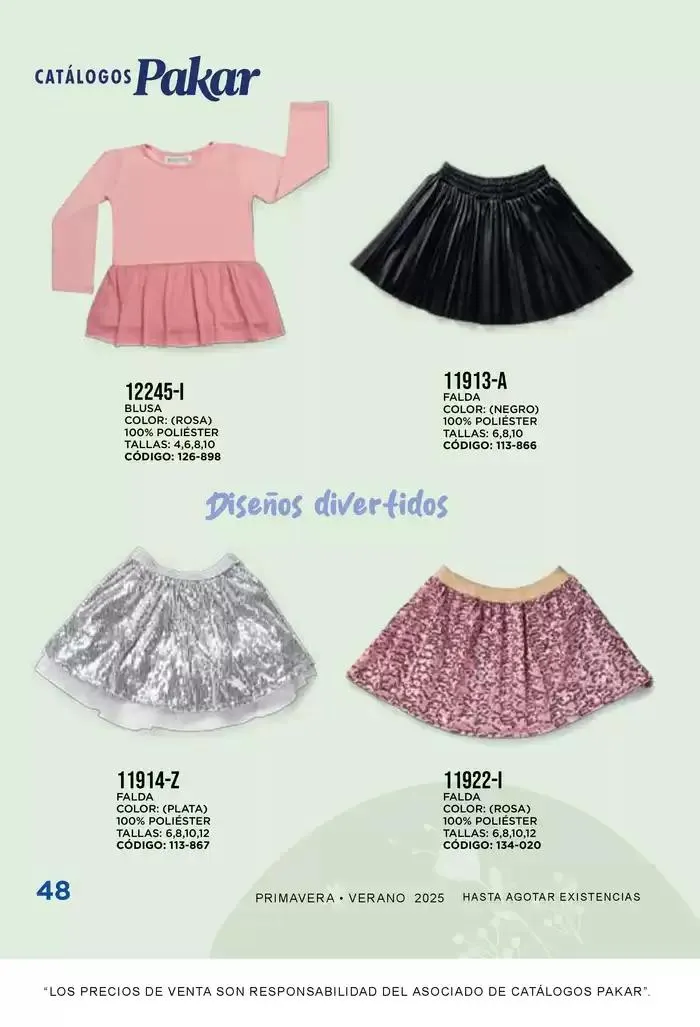 Catálogo de Pakar Coqueta 31 de enero al 31 de agosto 2025 - Pagina 48