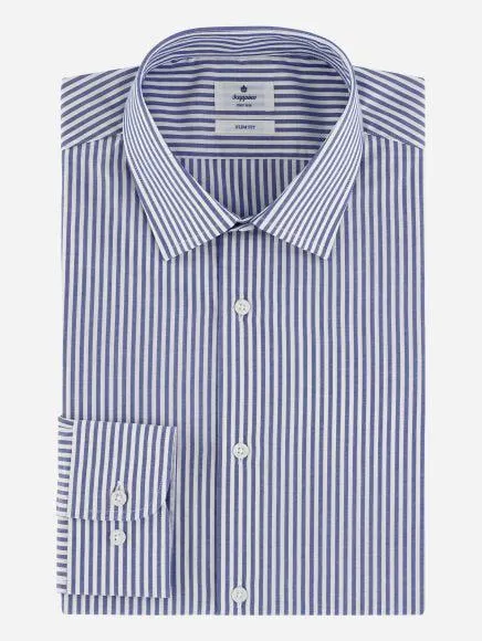 Camisa Business Casual de Rayas
