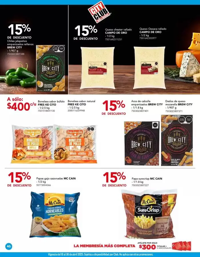 Catálogo de Folleto 1 de abril al 30 de abril 2025 - Pagina 46