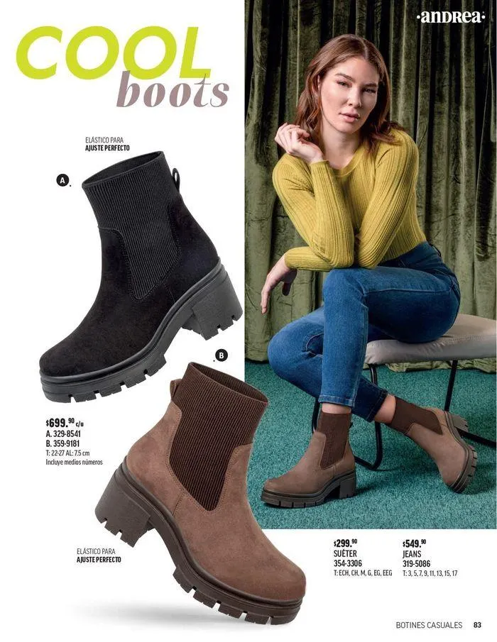 Catálogo de ANDREA - CALZADO DAMA 26 de agosto al 25 de enero 2025 - Pagina 181