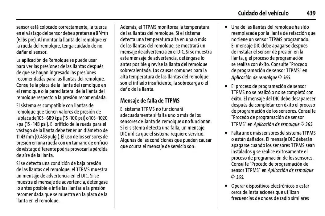 Catálogo de Cheyenne 2025 Manual del propietario 22 de enero al 31 de diciembre 2025 - Pagina 440
