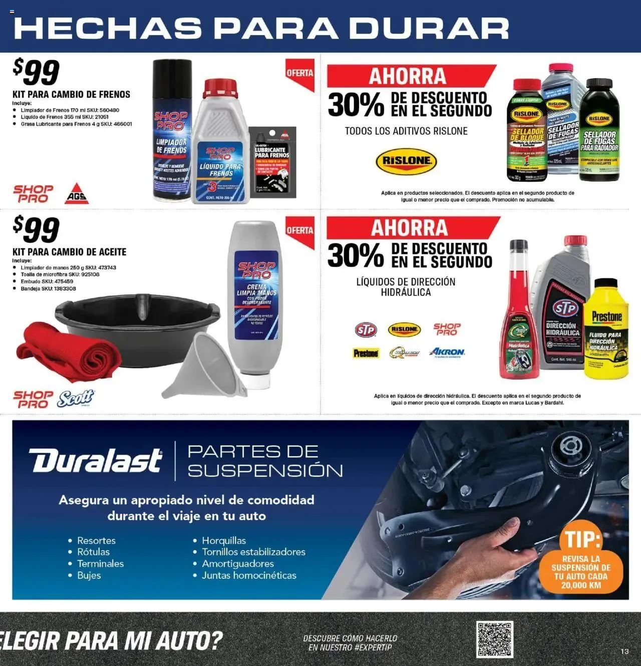 Catálogo de AutoZone catálogo 18 de mayo al 21 de junio 2025 - Pagina 13