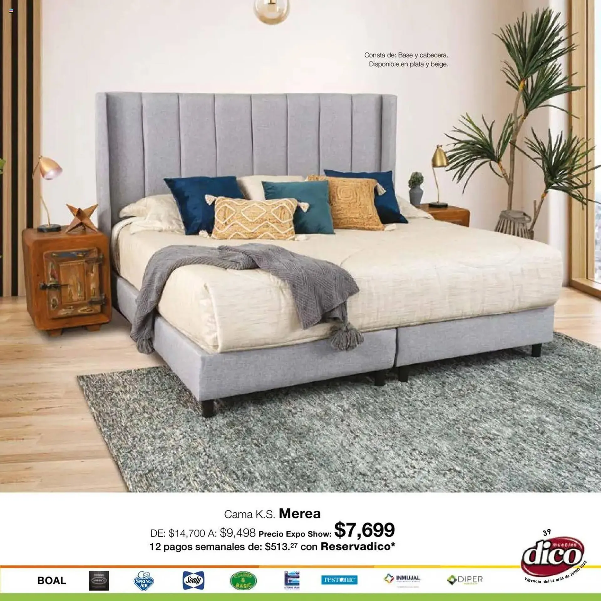 Catálogo de Catálogo Muebles Dico 12 de junio al 25 de junio 2025 - Pagina 37