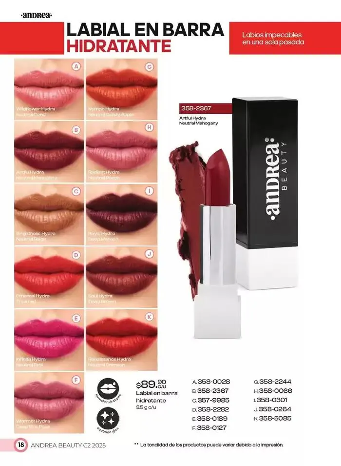 Catálogo de ANDREA | BELLEZA INTEGRAL DAMA 21 de marzo al 20 de abril 2025 - Pagina 18