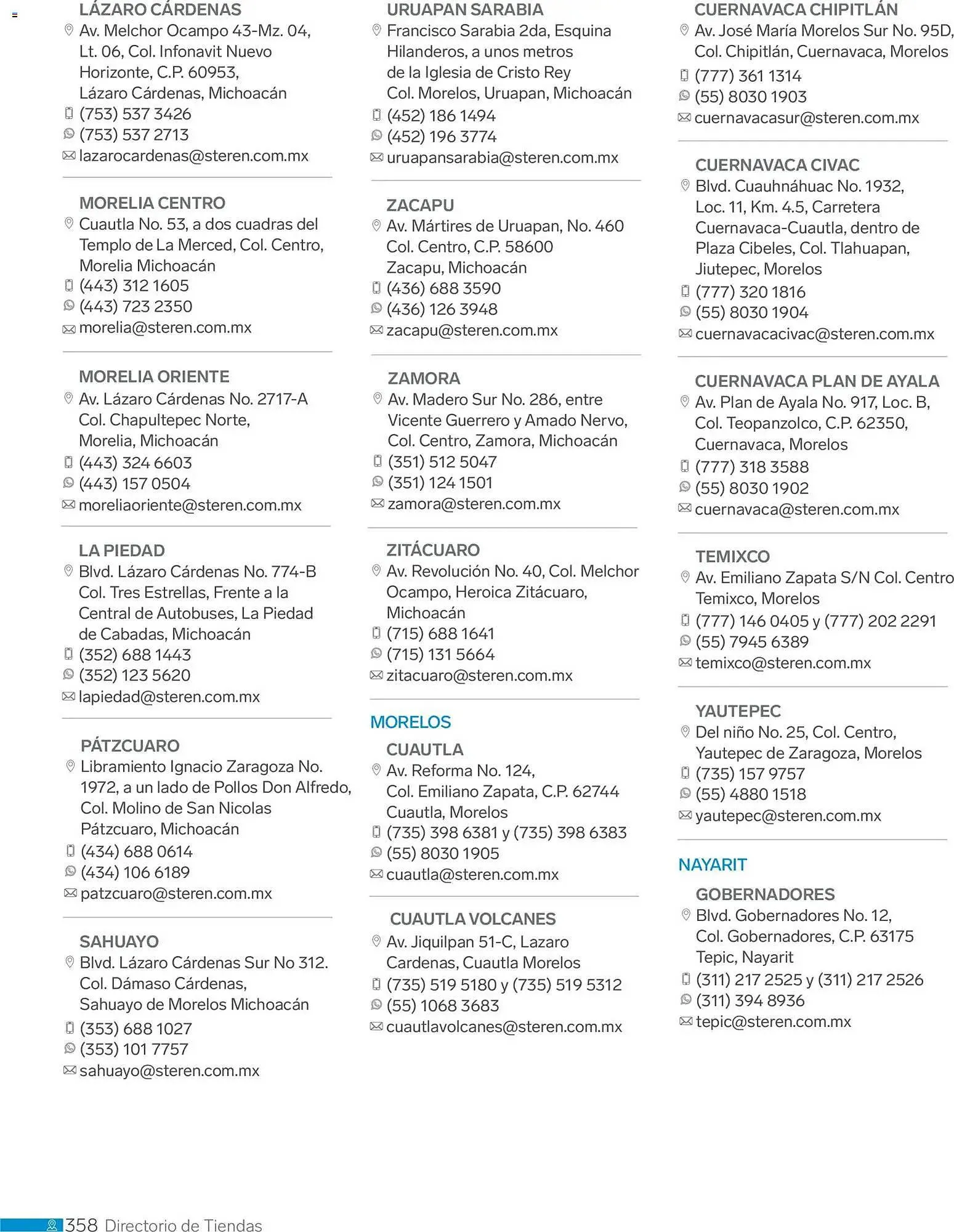 Catálogo de Catálogo Steren 1 de enero al 1 de enero 2027 - Pagina 370