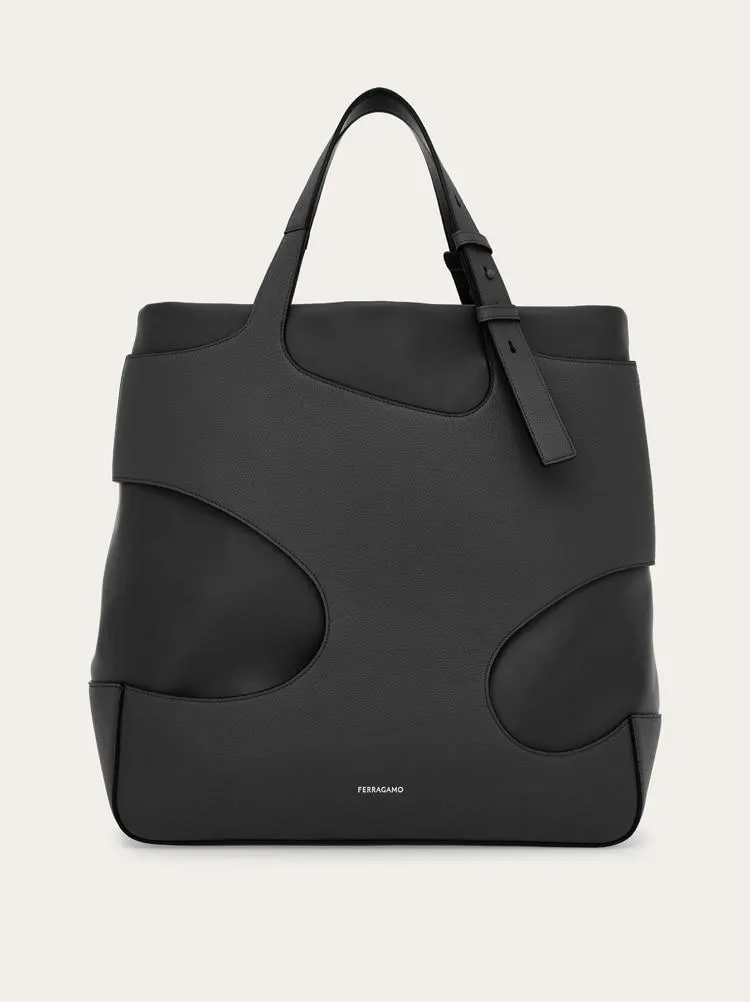 Bolso tote con cut out