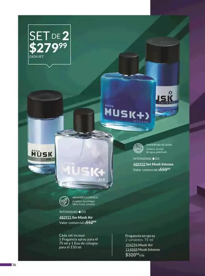 Catálogo de Avon COSMÉTICOS C18 9 de octubre al 15 de noviembre 2024 - Pagina 76