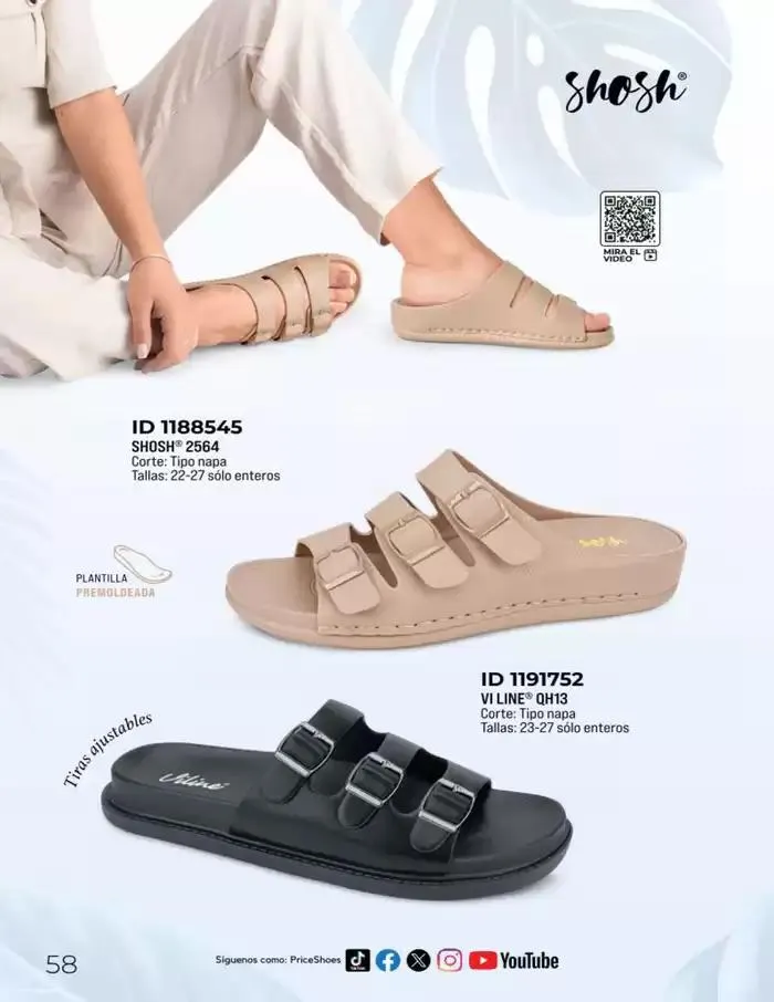 Catálogo de SANDALIAS | CONFORT | 2025 | 1E 11 de marzo al 31 de agosto 2025 - Pagina 58