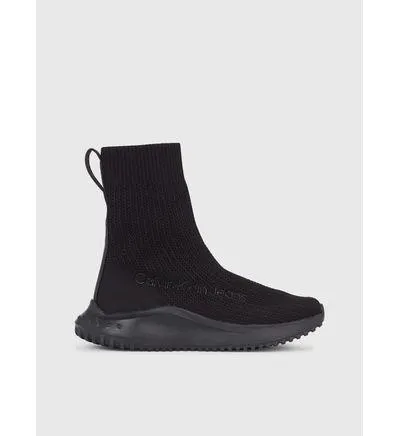 Tenis Calvin Klein Sock Mujer Negro
