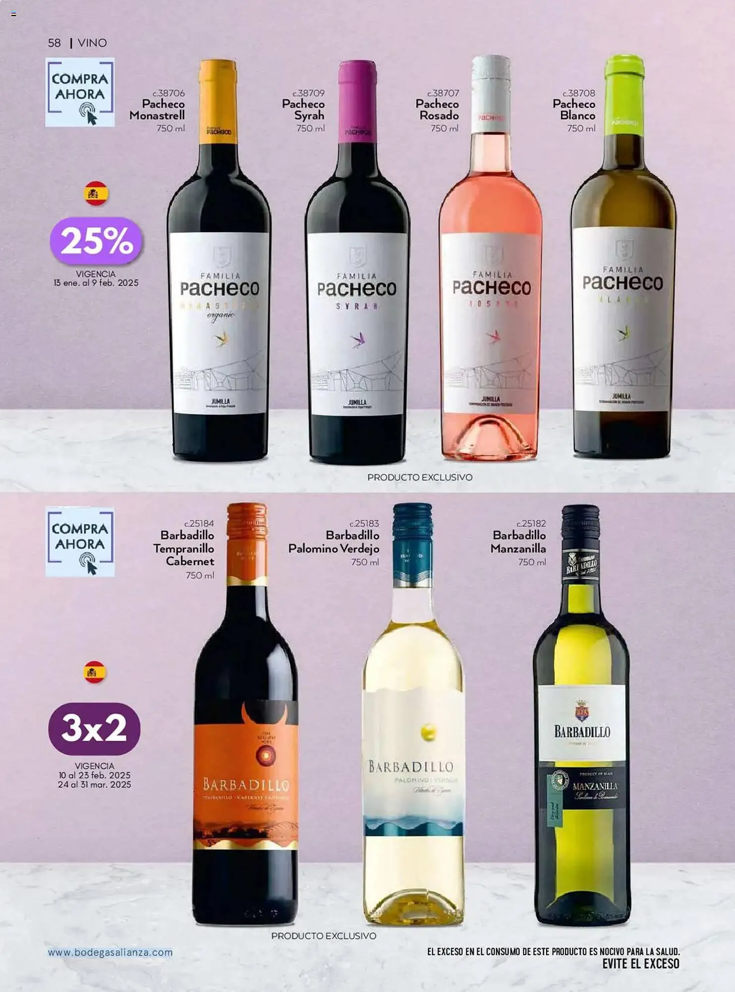 Catálogo de Catálogo Bodegas Alianza 14 de enero al 30 de marzo 2025 - Pagina 60