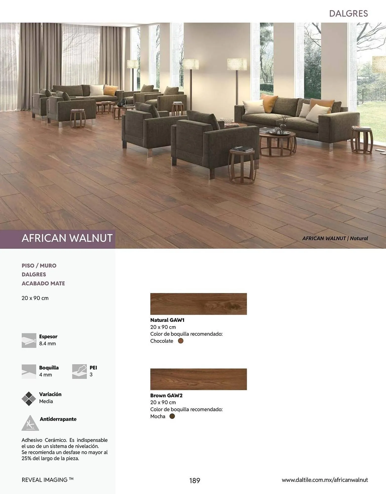 Catálogo de Catálogo Daltile 13 de enero al 31 de diciembre 2026 - Pagina 189