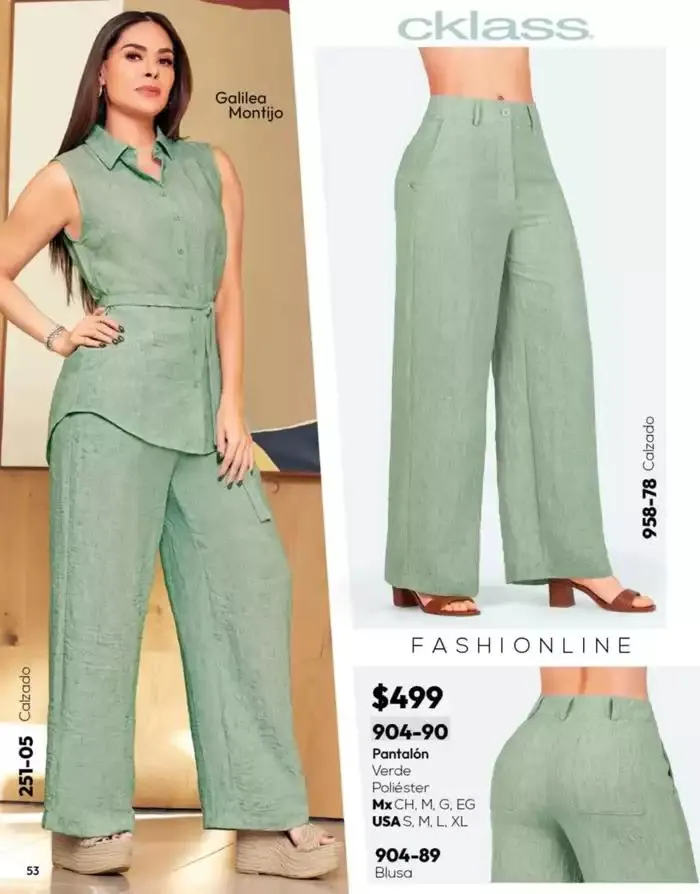 Catálogo de Catálogo Cklass Ropa Complemento de Verano 2025 México 1 de marzo al 30 de septiembre 2025 - Pagina 54