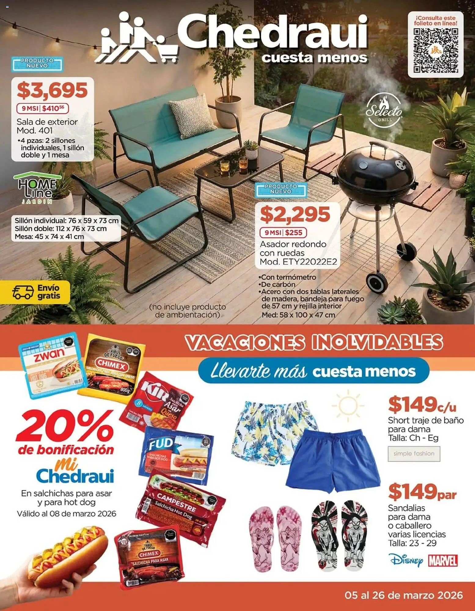Catálogo de Folleto Chedraui 5 de marzo al 26 de marzo 2026 - Pagina 1