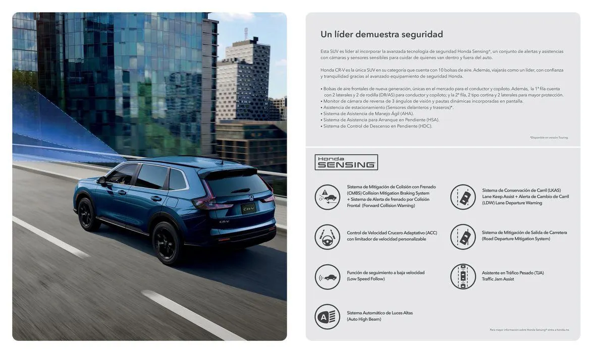 Catálogo de CR-V 2024 22 de mayo al 31 de diciembre 2024 - Pagina 6