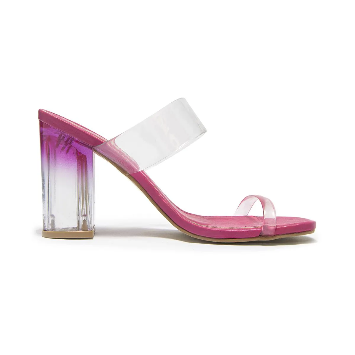 SANDALIA TACÓN MEDIO CAPA DE OZONO PARA MUJER ESTILO 637803 FUCSIA