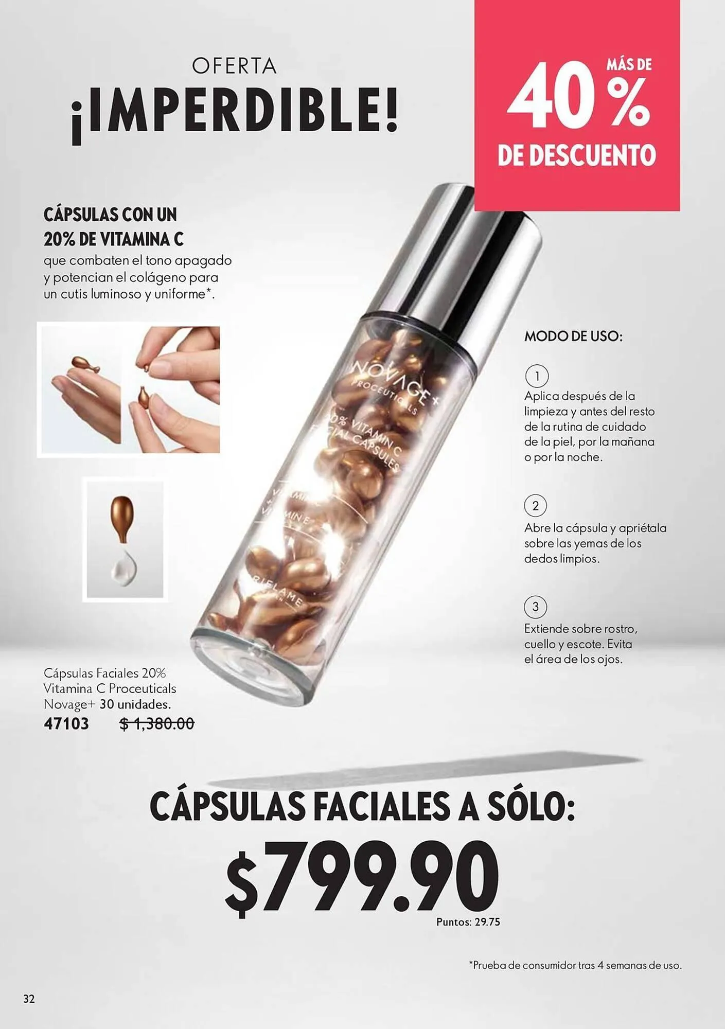 Catálogo de Catálogo Oriflame 6 de octubre al 31 de octubre 2025 - Pagina 32