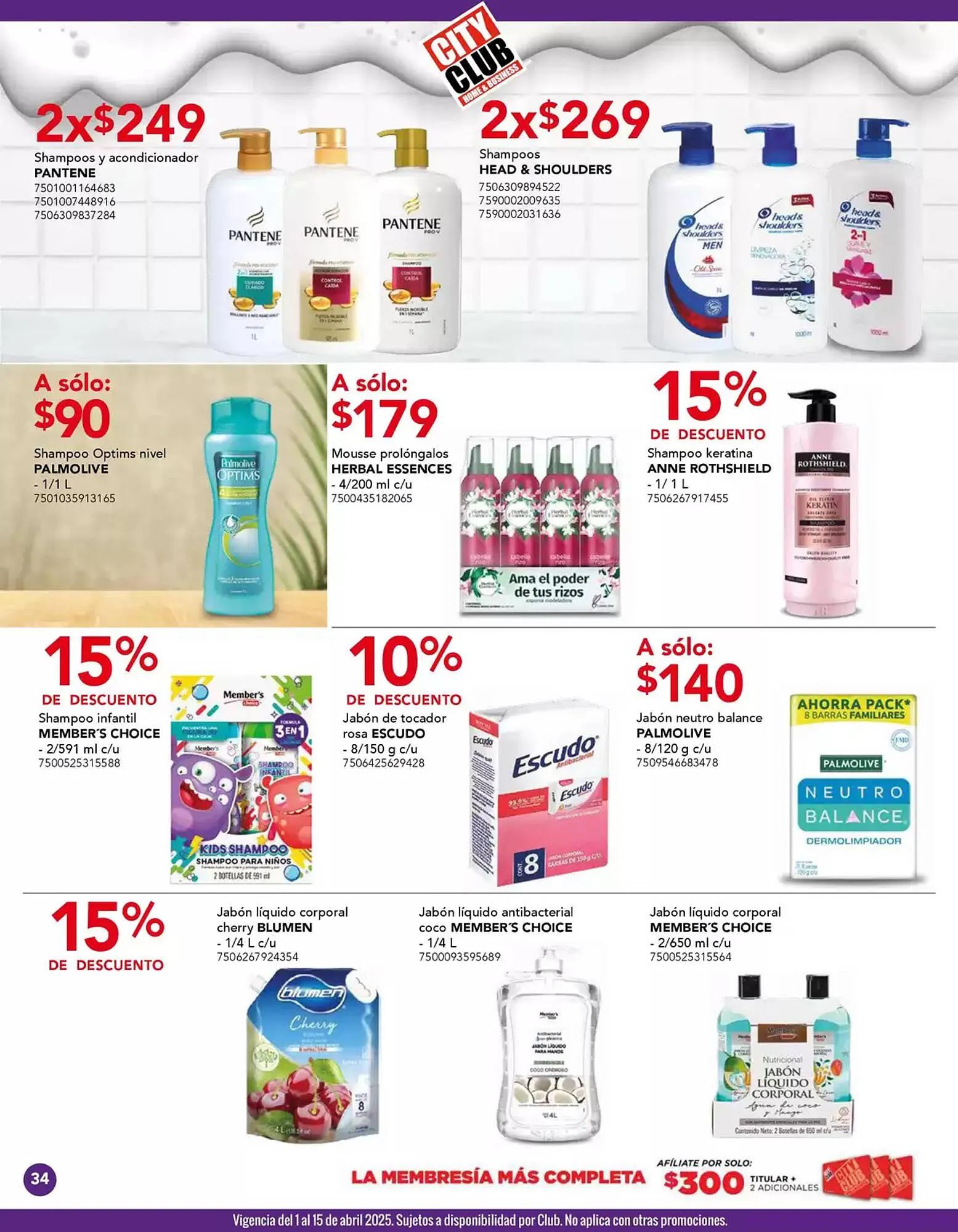 Catálogo de Catálogo City Club 1 de abril al 30 de abril 2025 - Pagina 34