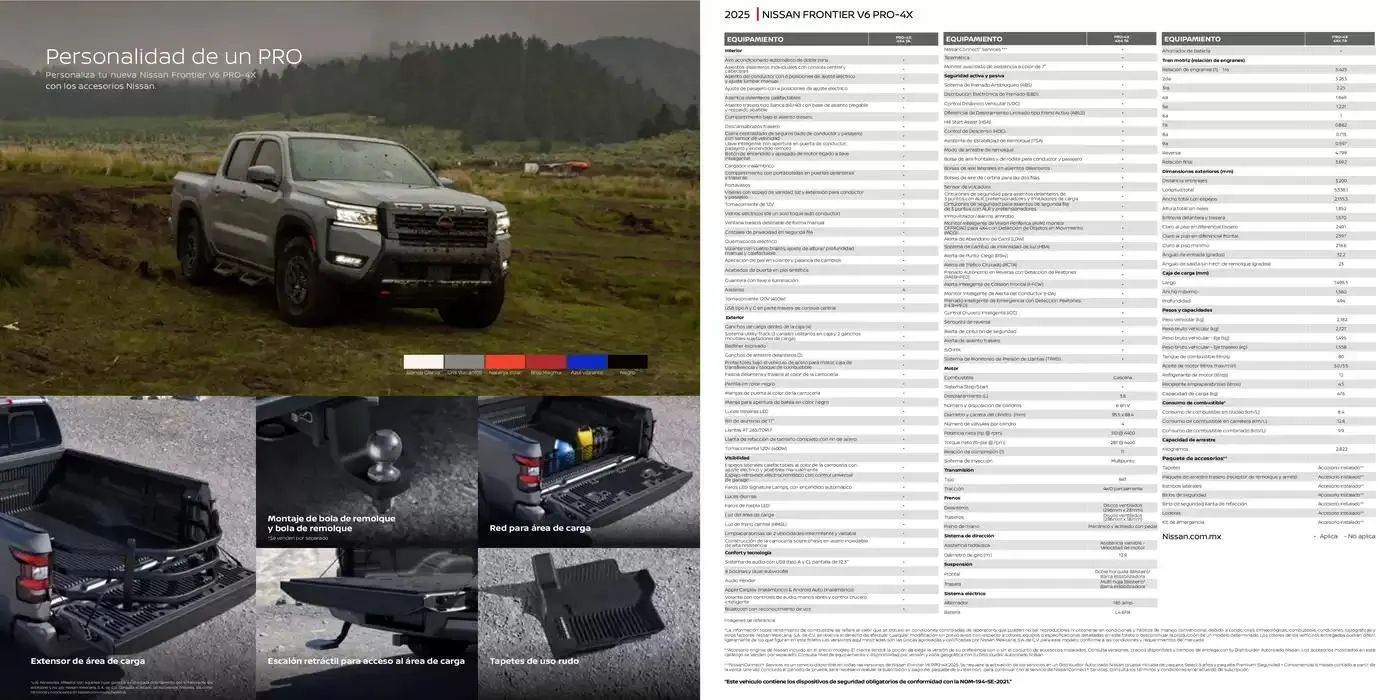Catálogo de Nissan Frontier V6 PRO-4X 1 de abril al 1 de abril 2026 - Pagina 8