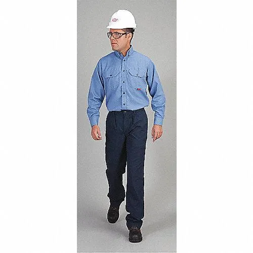 Pantalón contra arco eléctrico 8.4 cal/cm2 Nomex MHP Azul 34 pulgadas