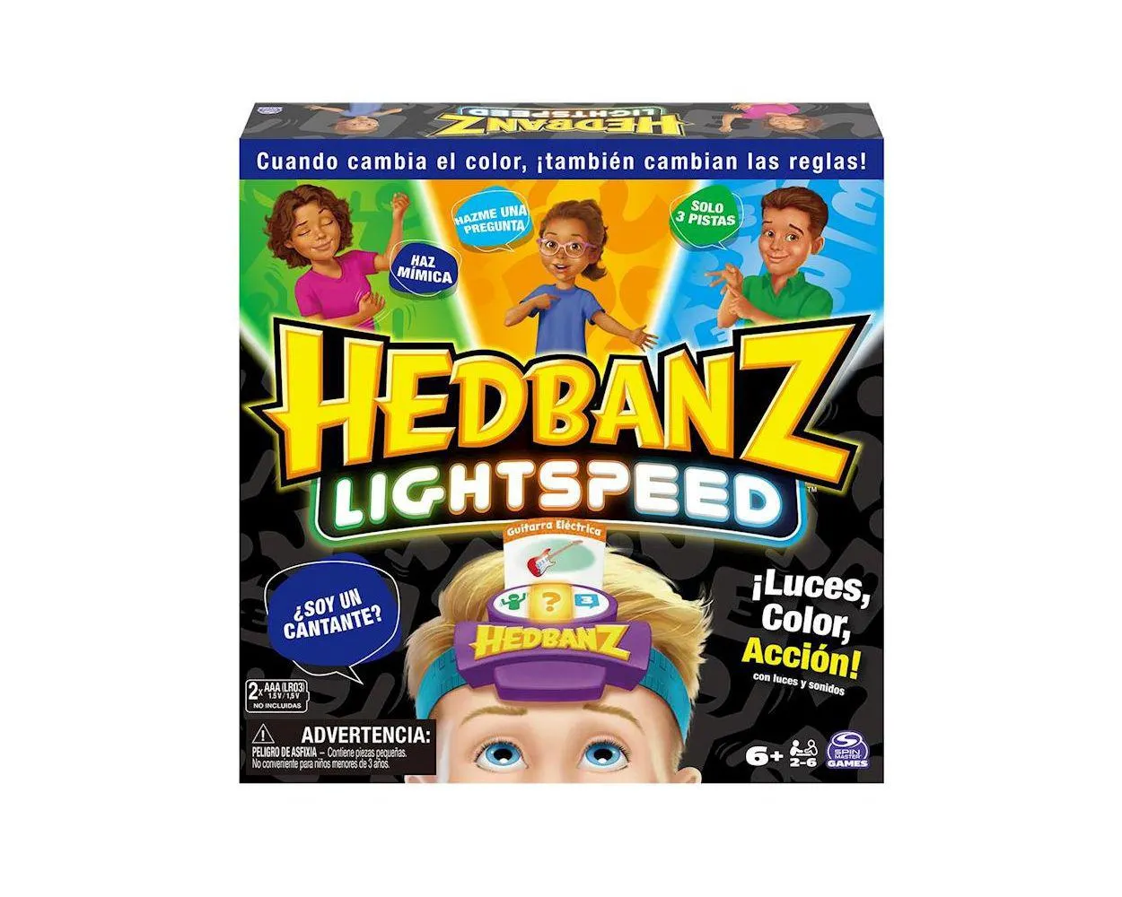Juego De Mesa Hedbanz Lightspeed