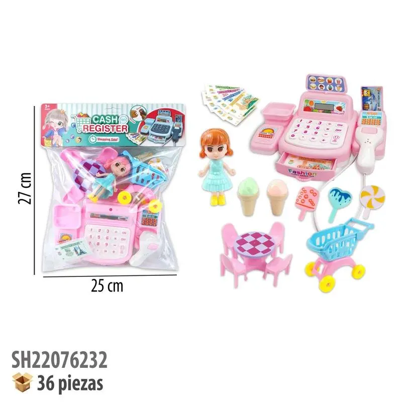 CAJA REGISTRADORA CON LUZ Y SONIDO