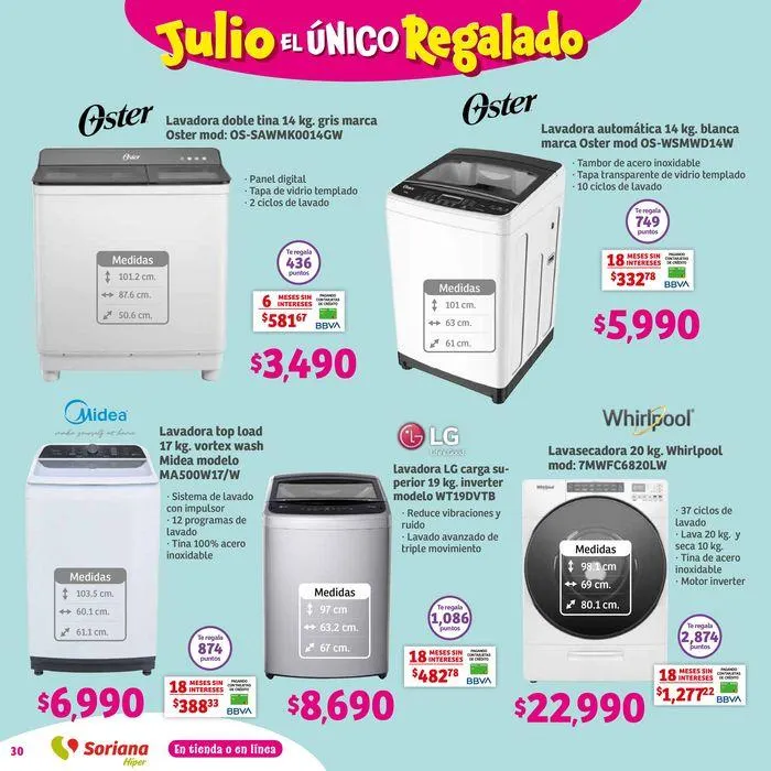 Catálogo de Julio Regalado Híper 22 de julio al 24 de julio 2024 - Pagina 30