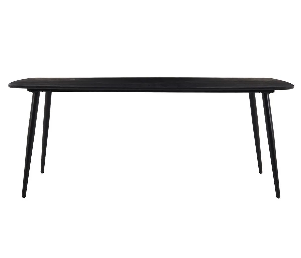 Mesa de comedor Sopra 200 cm pata negra - Negro