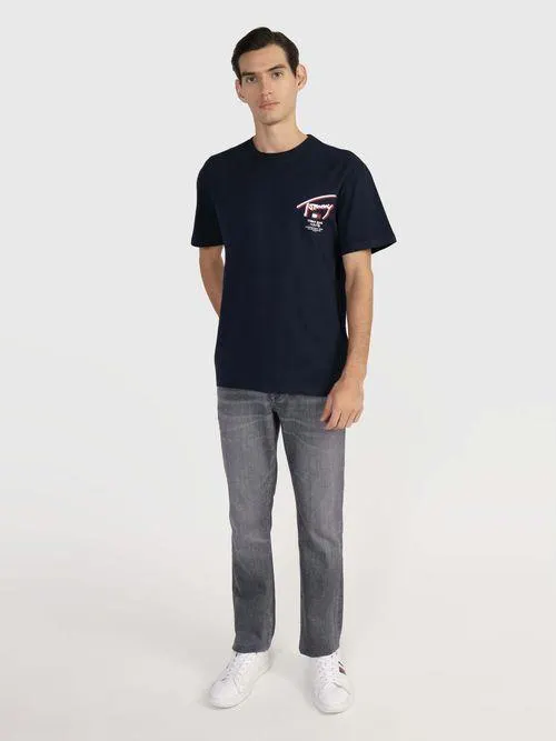 Playera con logo distintivo trasero de hombre Tommy Jeans