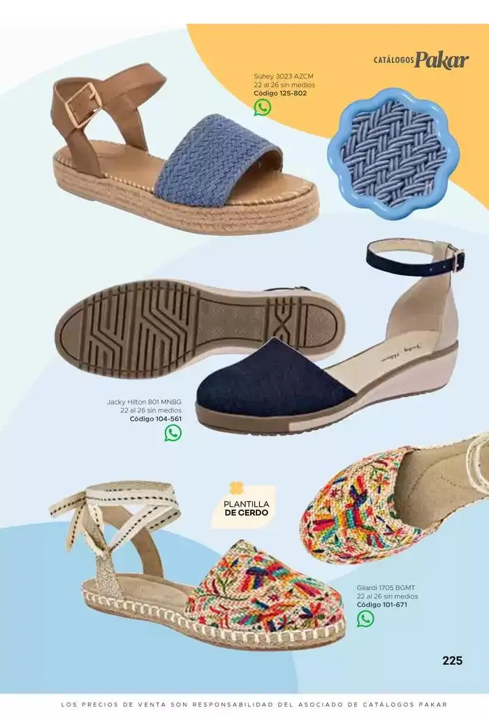 Catálogo de Pakar Sandalia 31 de enero al 31 de mayo 2025 - Pagina 225