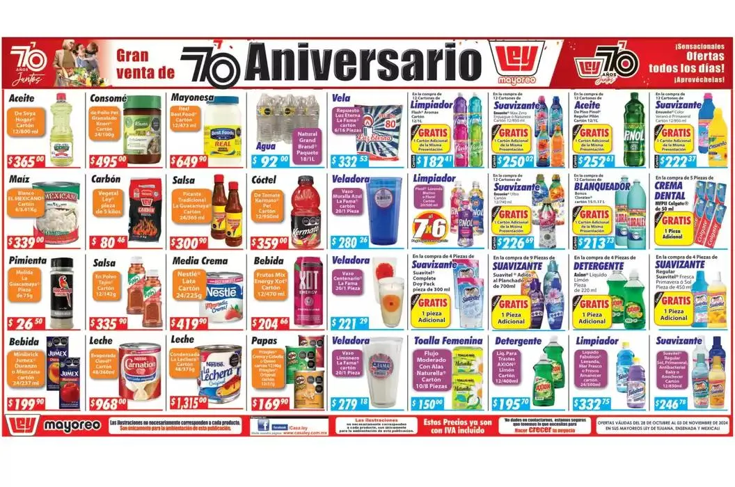 Catálogo de Mayoreo - Gran Venta de Aniversario 28 de octubre al 3 de noviembre 2024 - Pagina 3