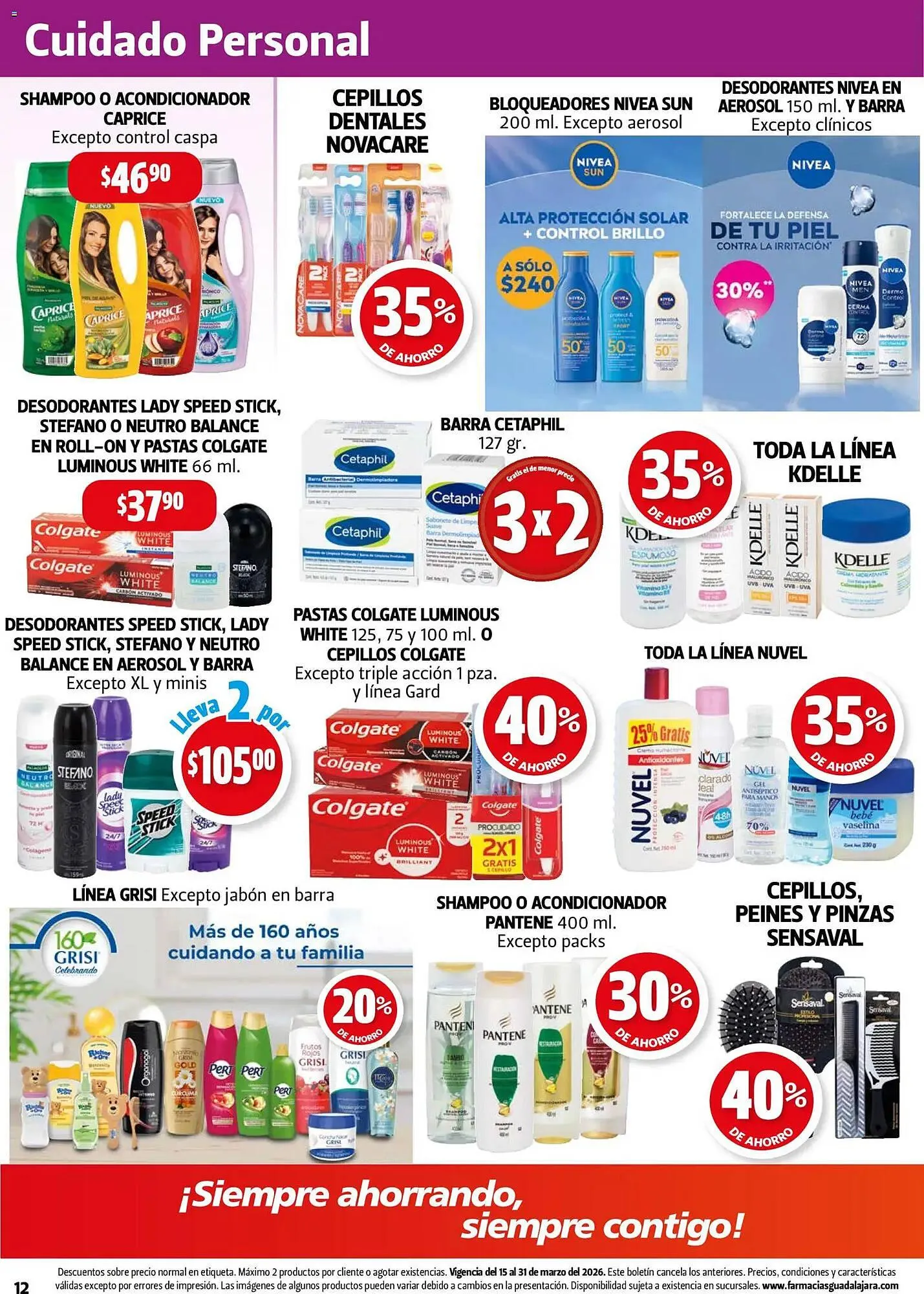 Catálogo de Folleto Farmacias Guadalajara 15 de marzo al 31 de marzo 2026 - Pagina 12