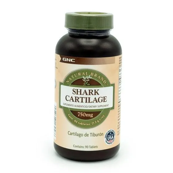 Cartílago de Tiburón 750 mg Natural Brand 90 Tabletas