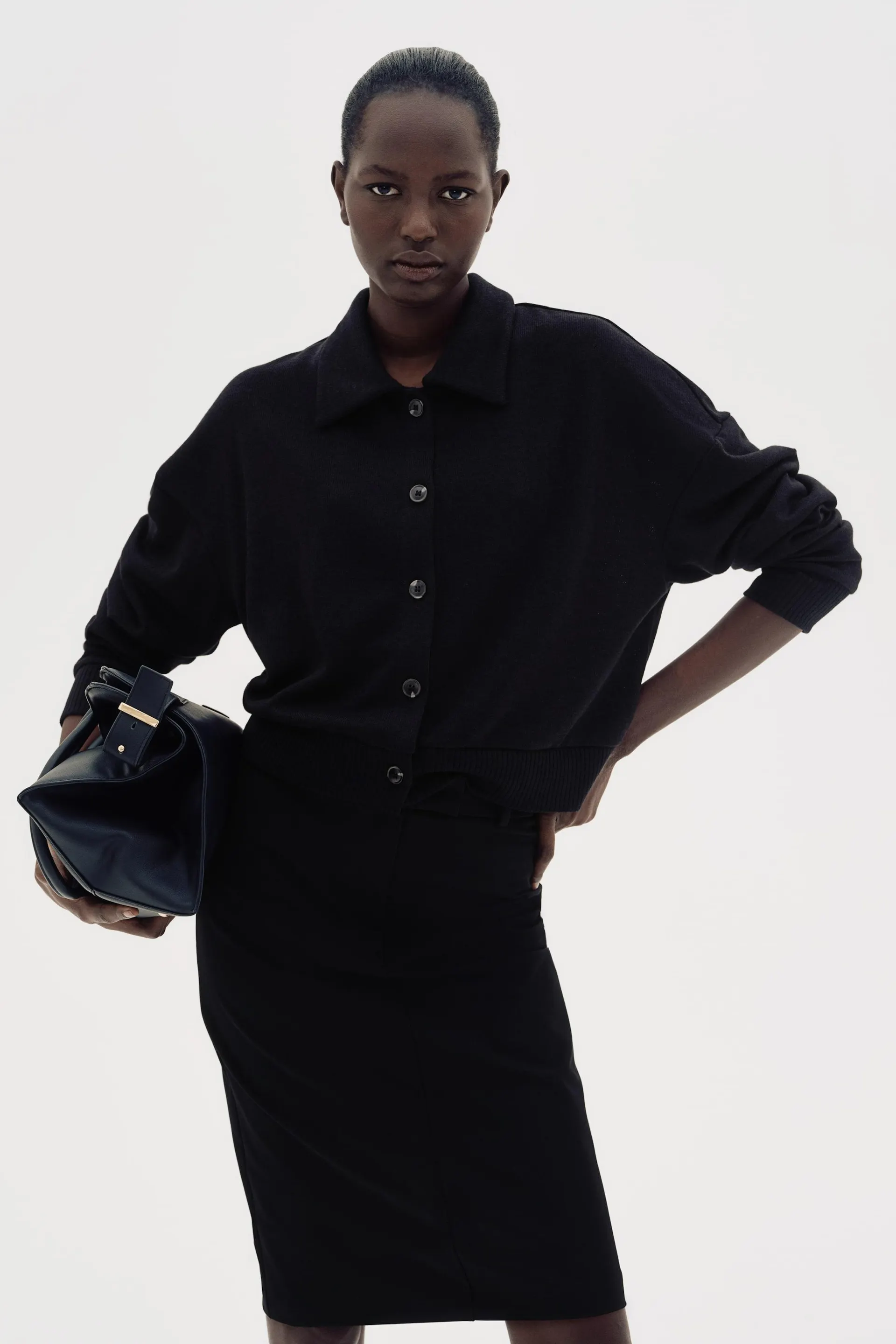 Cárdigan con cuello