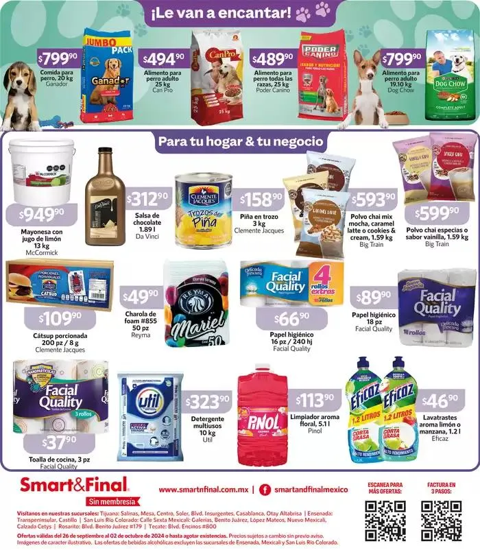 Catálogo de Ofertas Smart & Final 27 de septiembre al 2 de octubre 2024 - Pagina 4