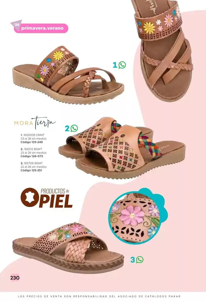 Catálogo de Pakar Sandalia 31 de enero al 31 de mayo 2025 - Pagina 230