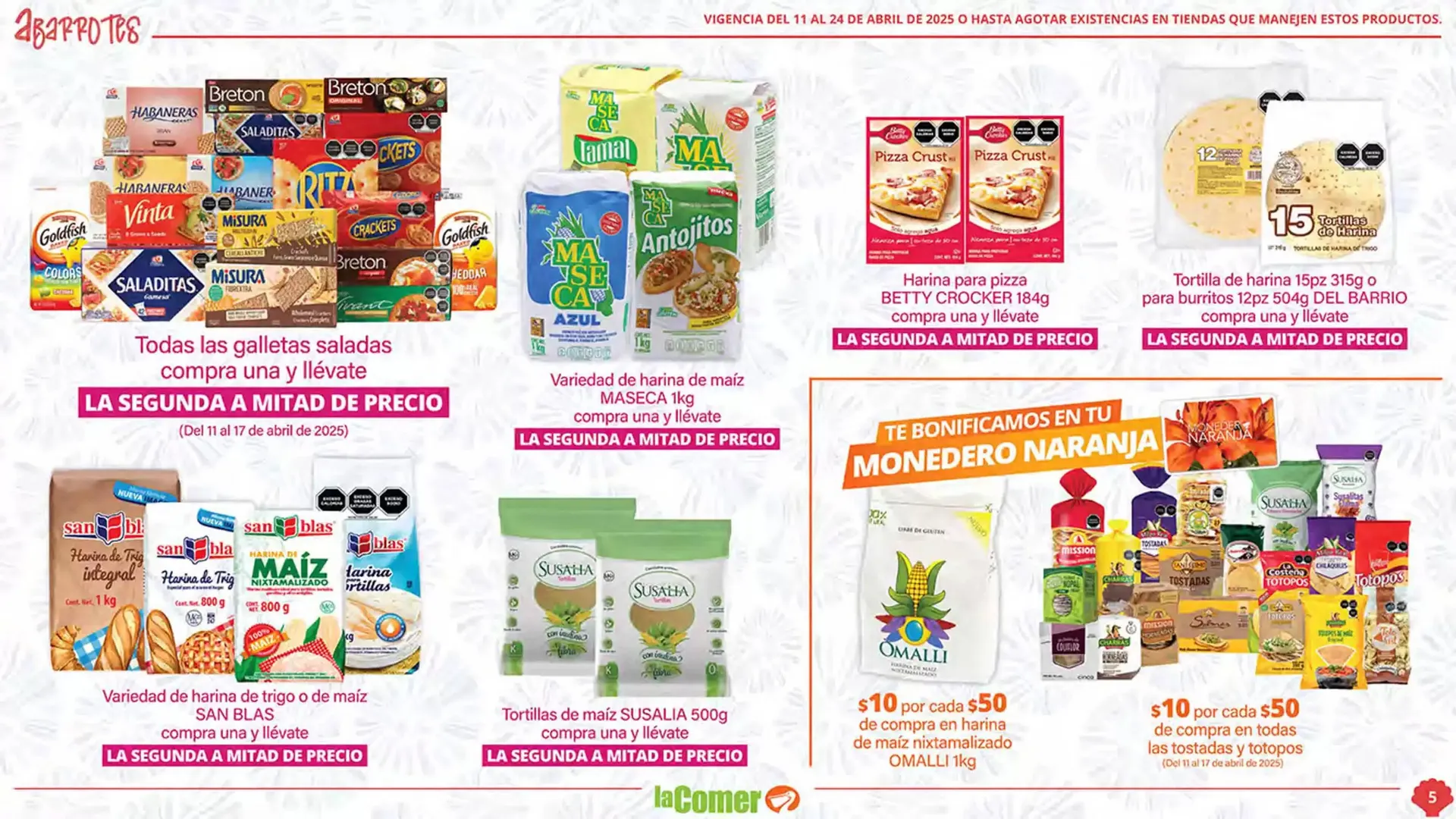 Catálogo de Catálogo La Comer 11 de abril al 24 de abril 2025 - Pagina 5
