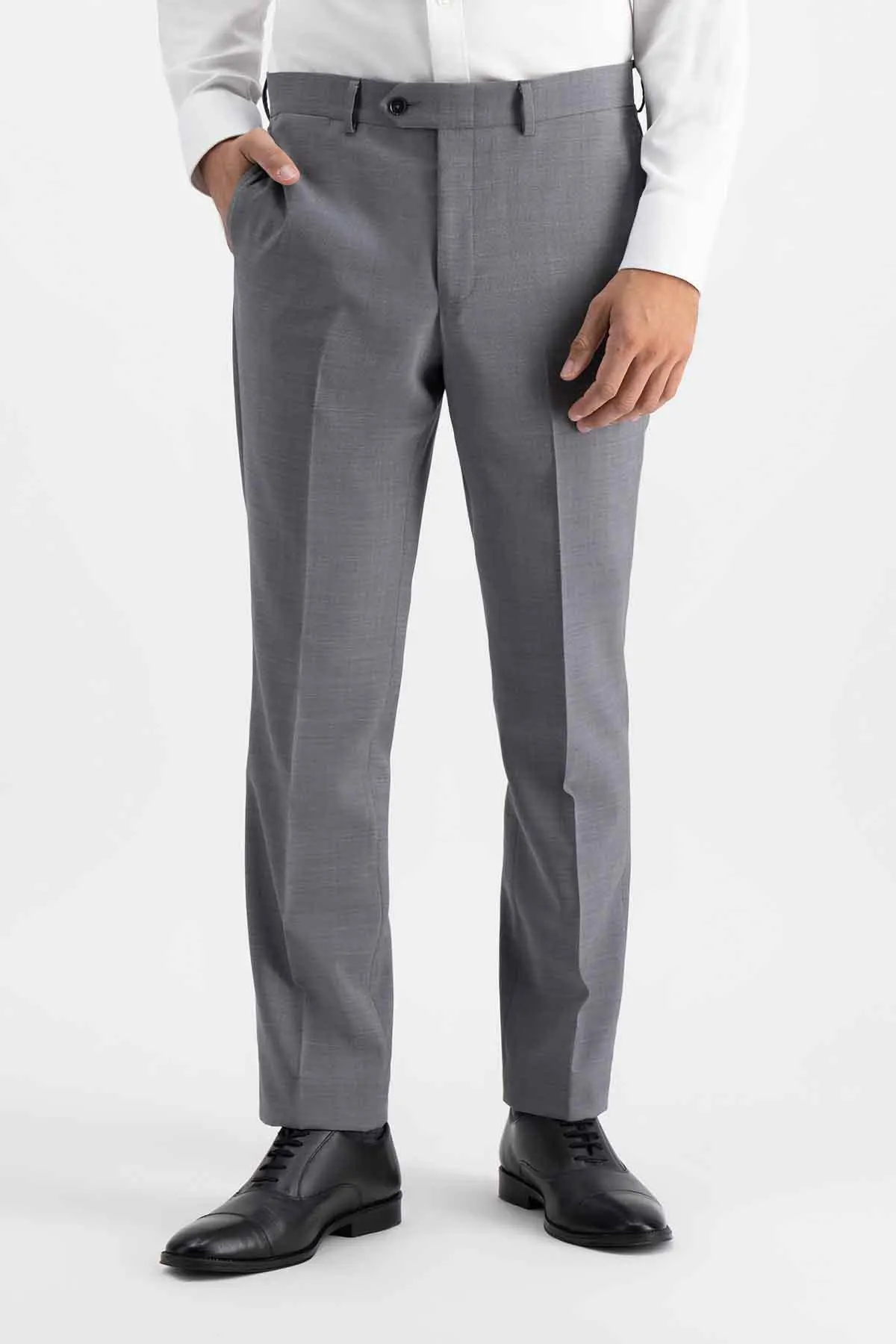 Pantalón Calderoni Color Gris Contemporary Fit