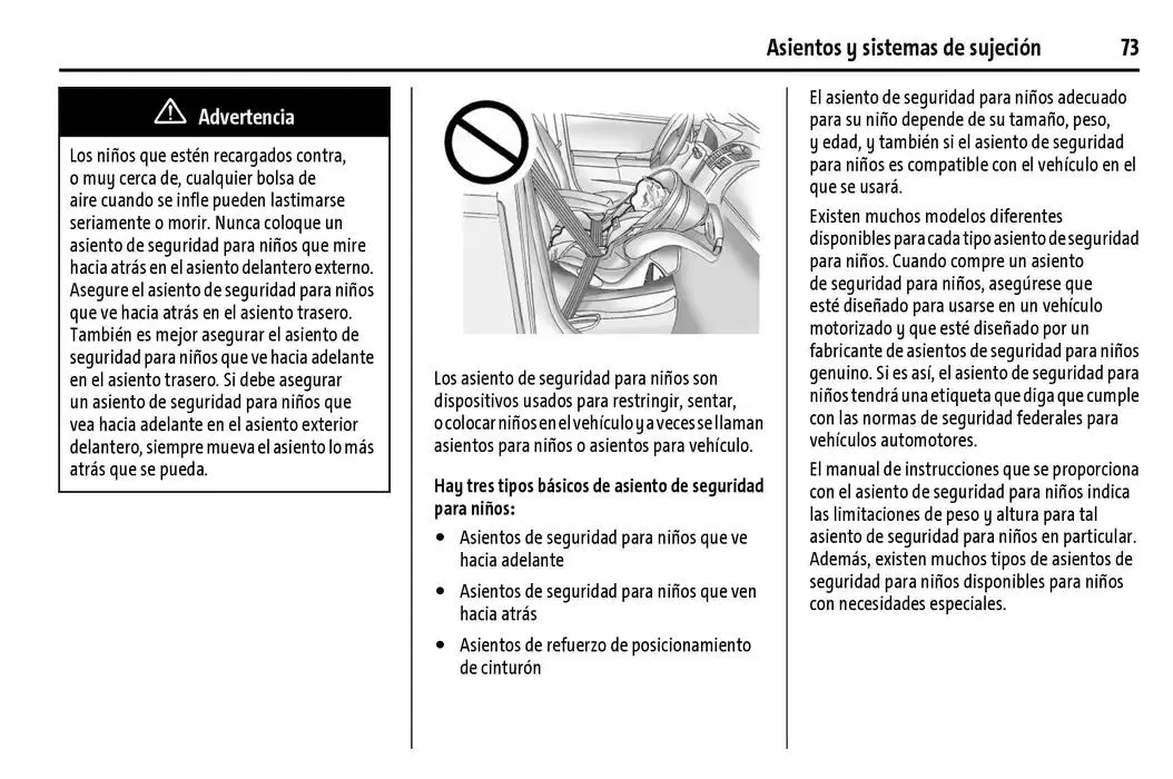 Catálogo de Chevrolet Corvette Stingray Manual del propietario 22 de enero al 31 de diciembre 2025 - Pagina 74