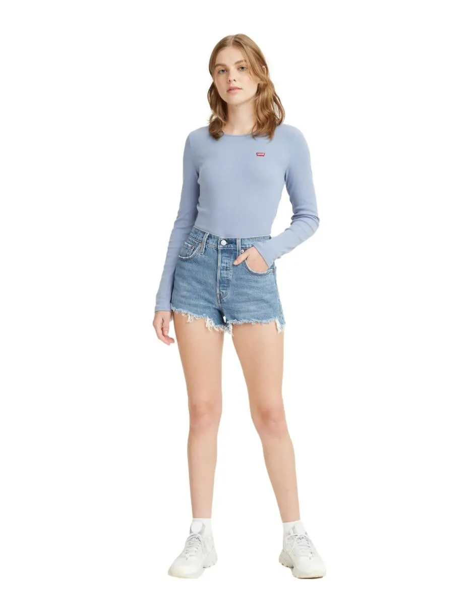 Short Levi's de mezclilla para mujer